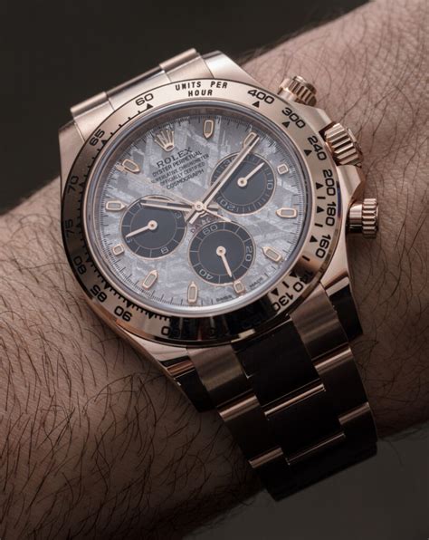 rolex daytona meteorite dial price|Rolex daytona meteorite white gold.